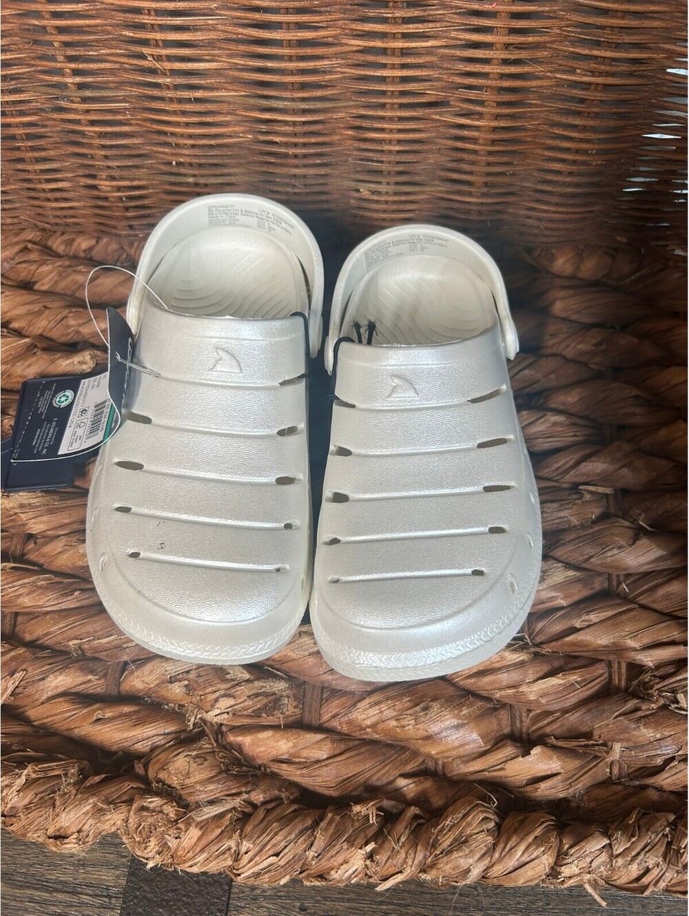 Cream washable clogs size 13 - Picture 7 of 8